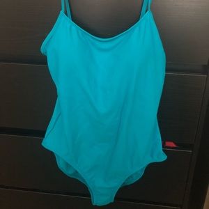 New One Piece Turquoise Bathing suit size L